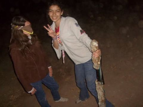 Campamento de compañía , velada grupal